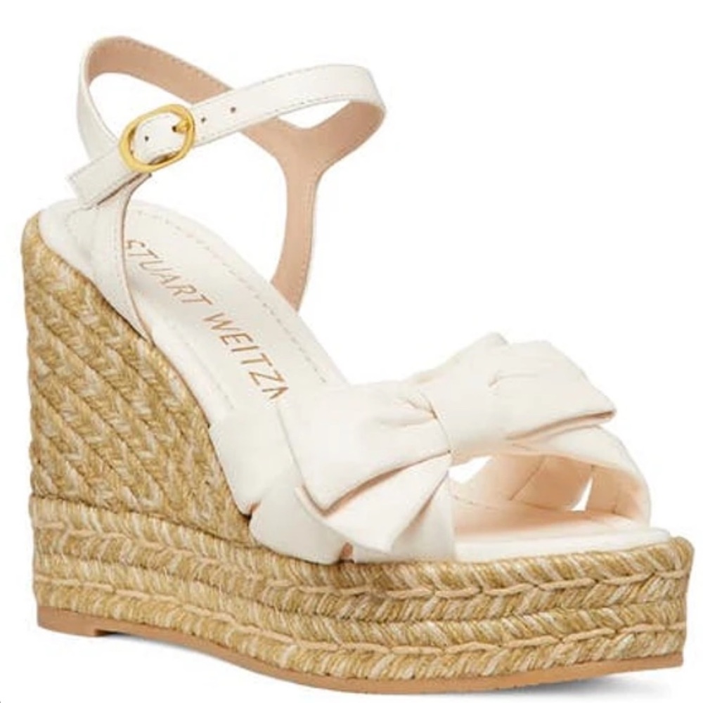 🌹STUART WEITZMAN🌹 Sofia Espadrille Wedge Size: 8.5B